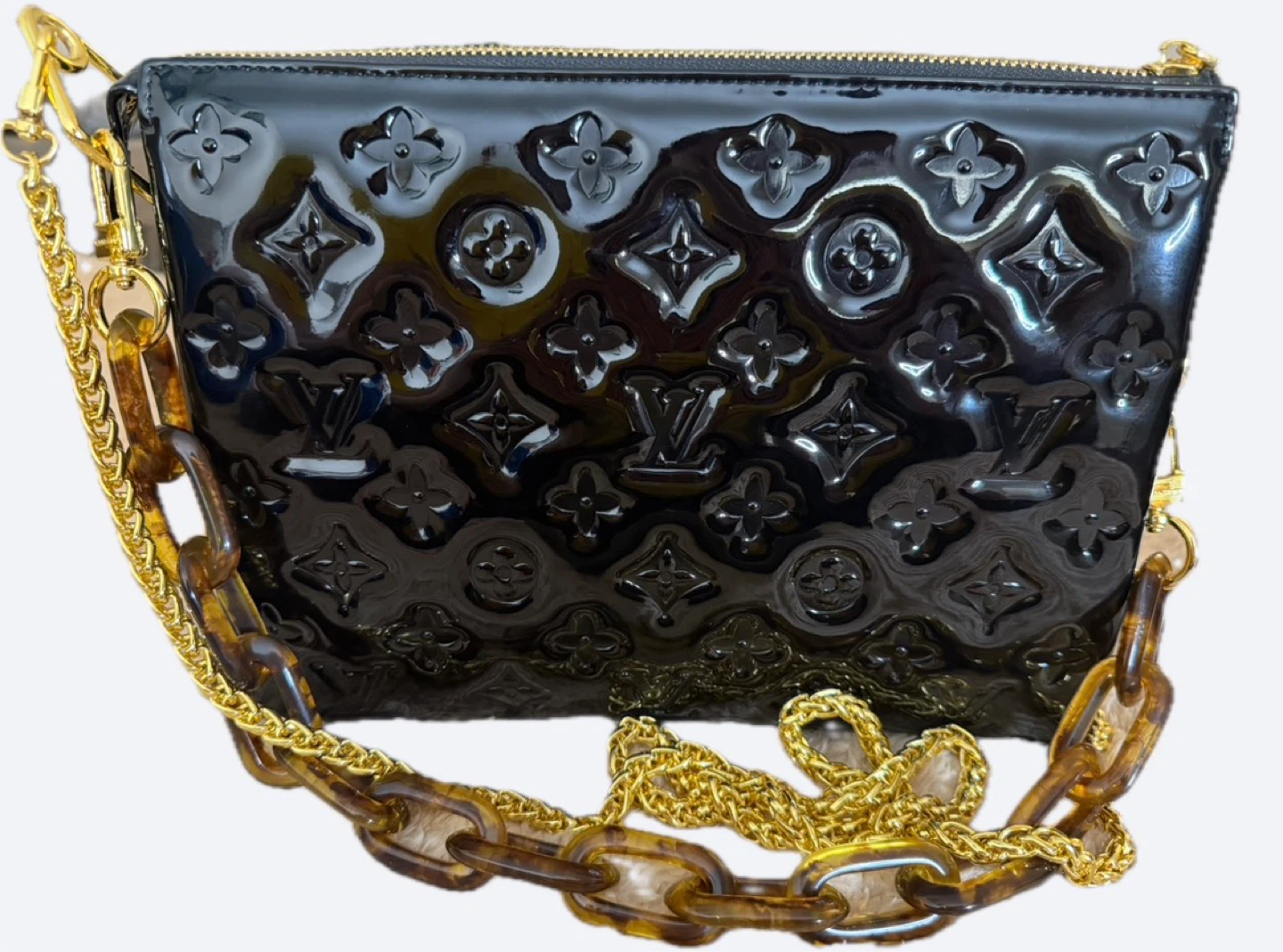 LV BLACK Coussin pm & leather wallet - photo 4