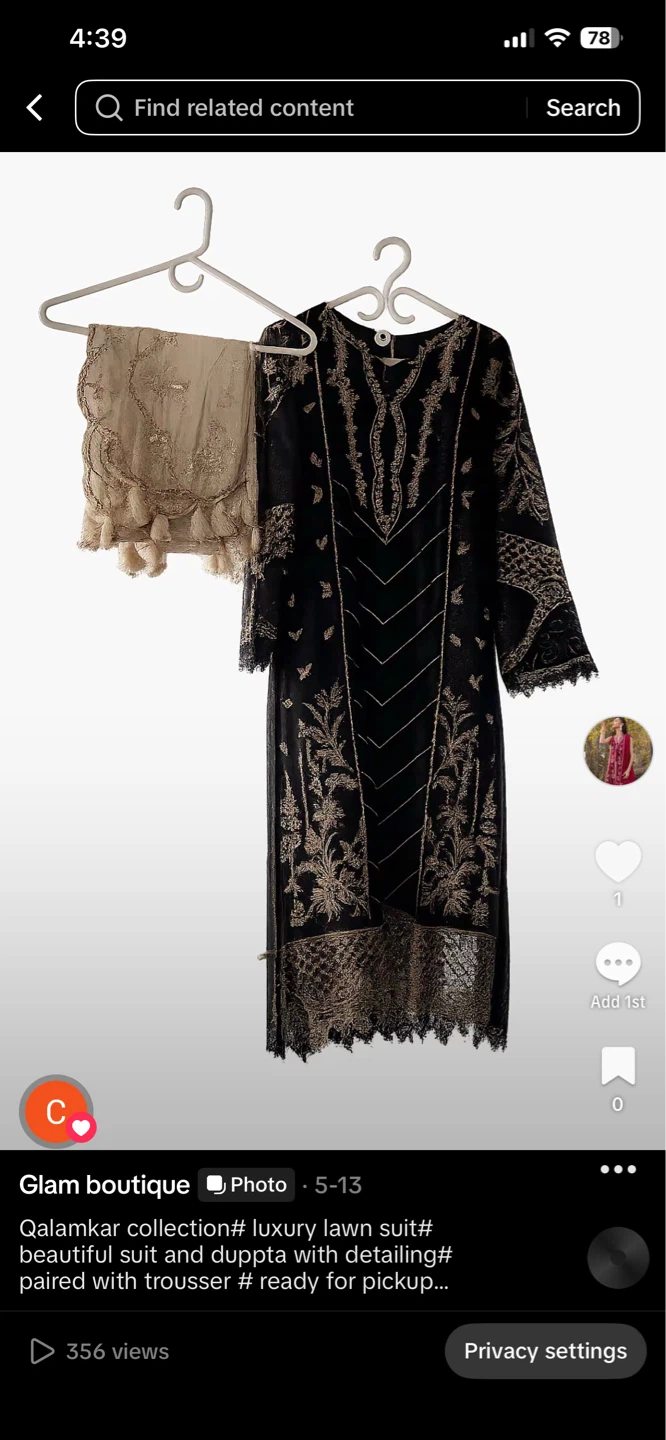 Qalamkar Collection Luxury Lawn Suit