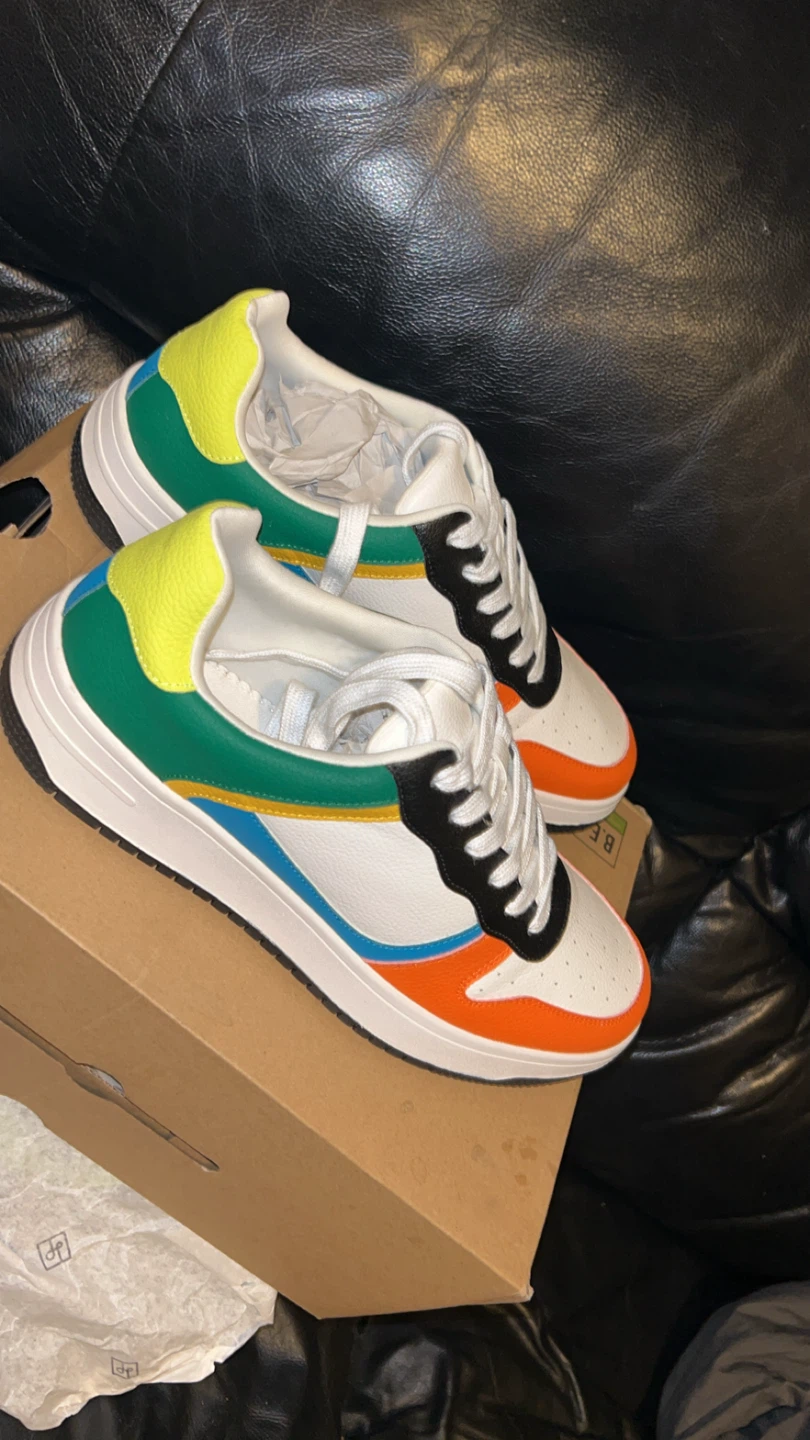 Colourful Platform Sneakers