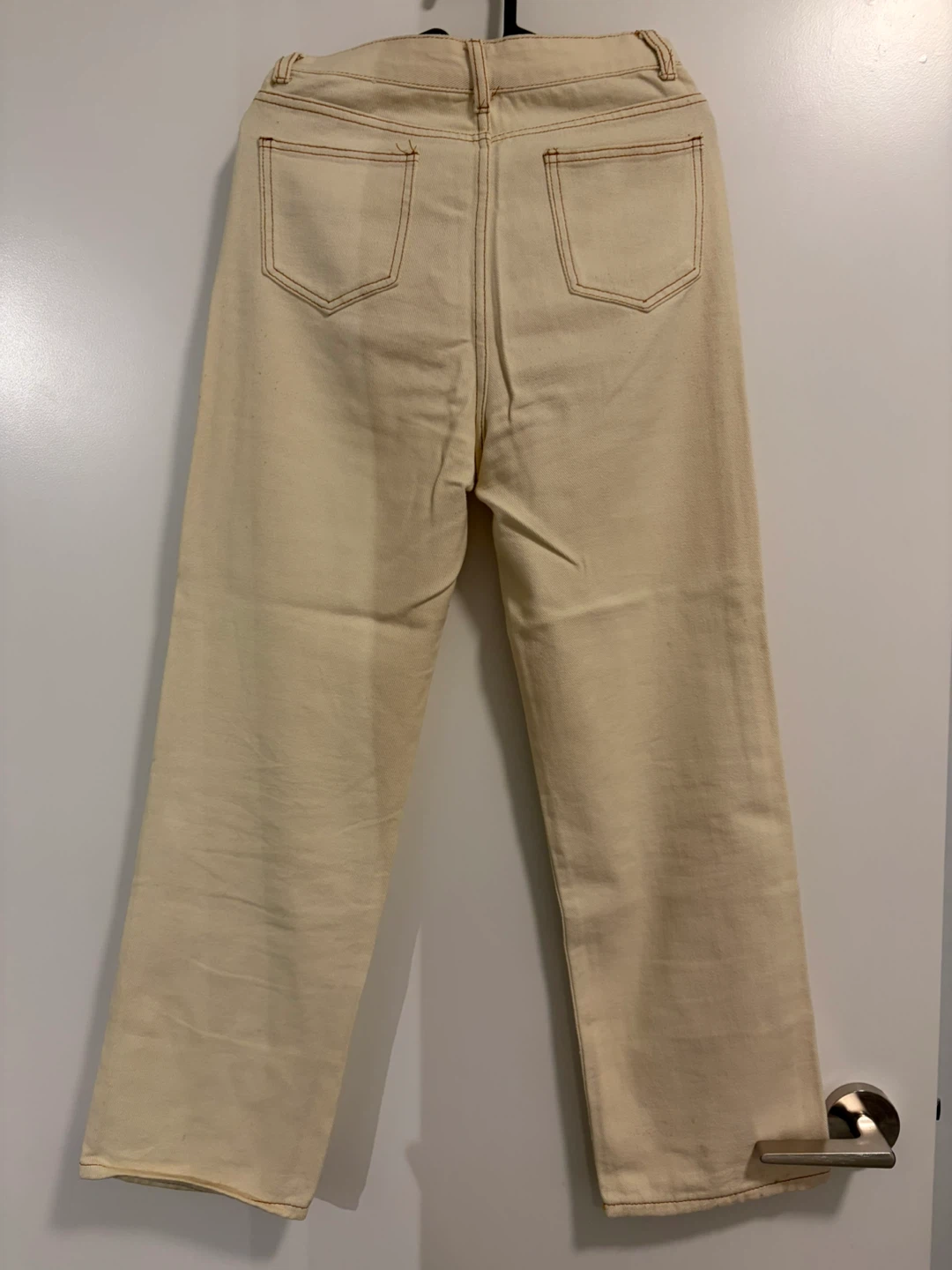 SHEIN / Cream Wide Leg Jeans - photo 2
