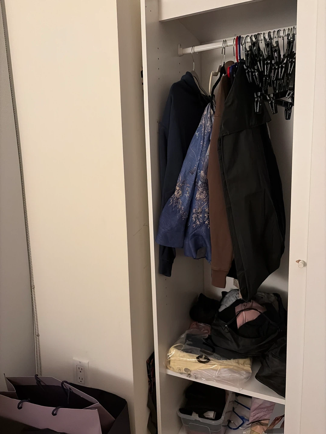 White Sliding Door Wardrobe (dissembled already) - photo 4