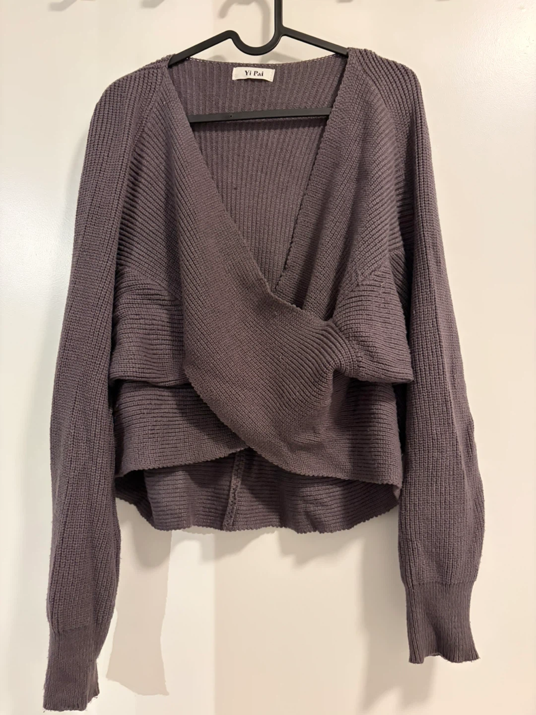 Yi Pai Wrap Knit Sweater