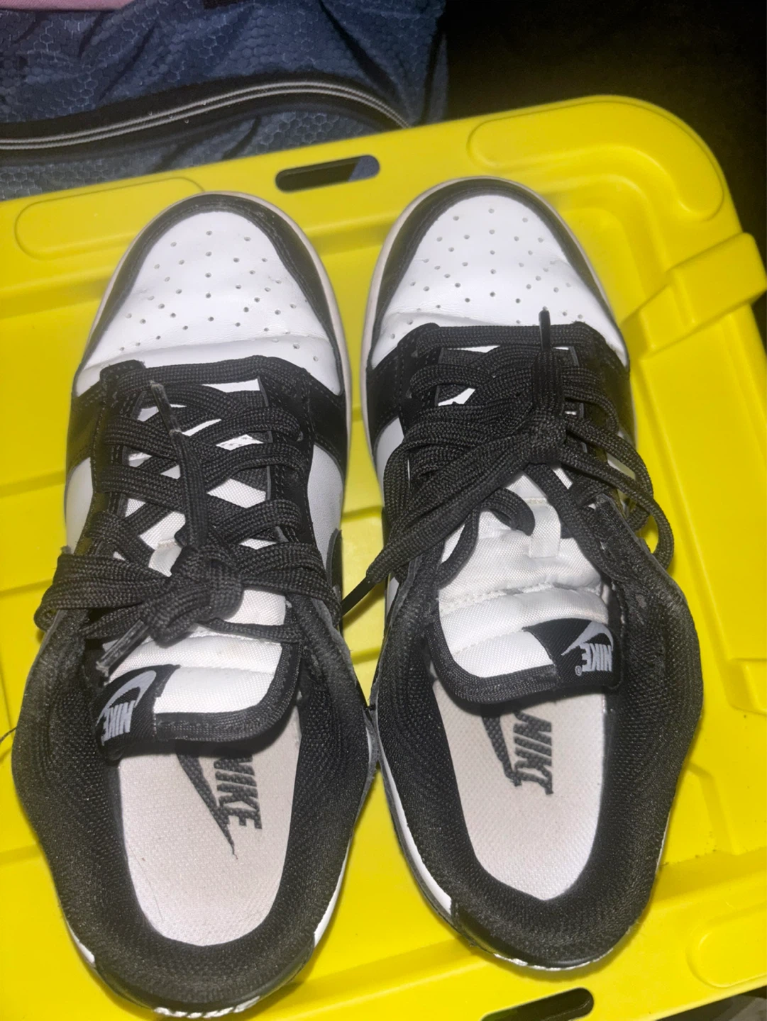 NIKE WOMEN'S DUNK LOW WHITE / BLACK - WHITE - WHITE / 6.5 - photo 2