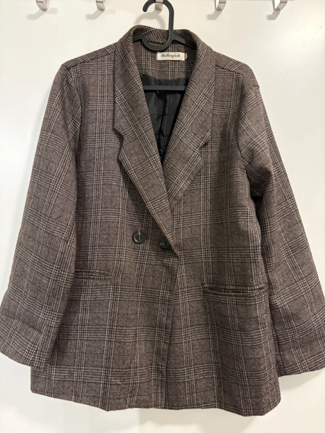 SHEIN / Plaid Blazer
