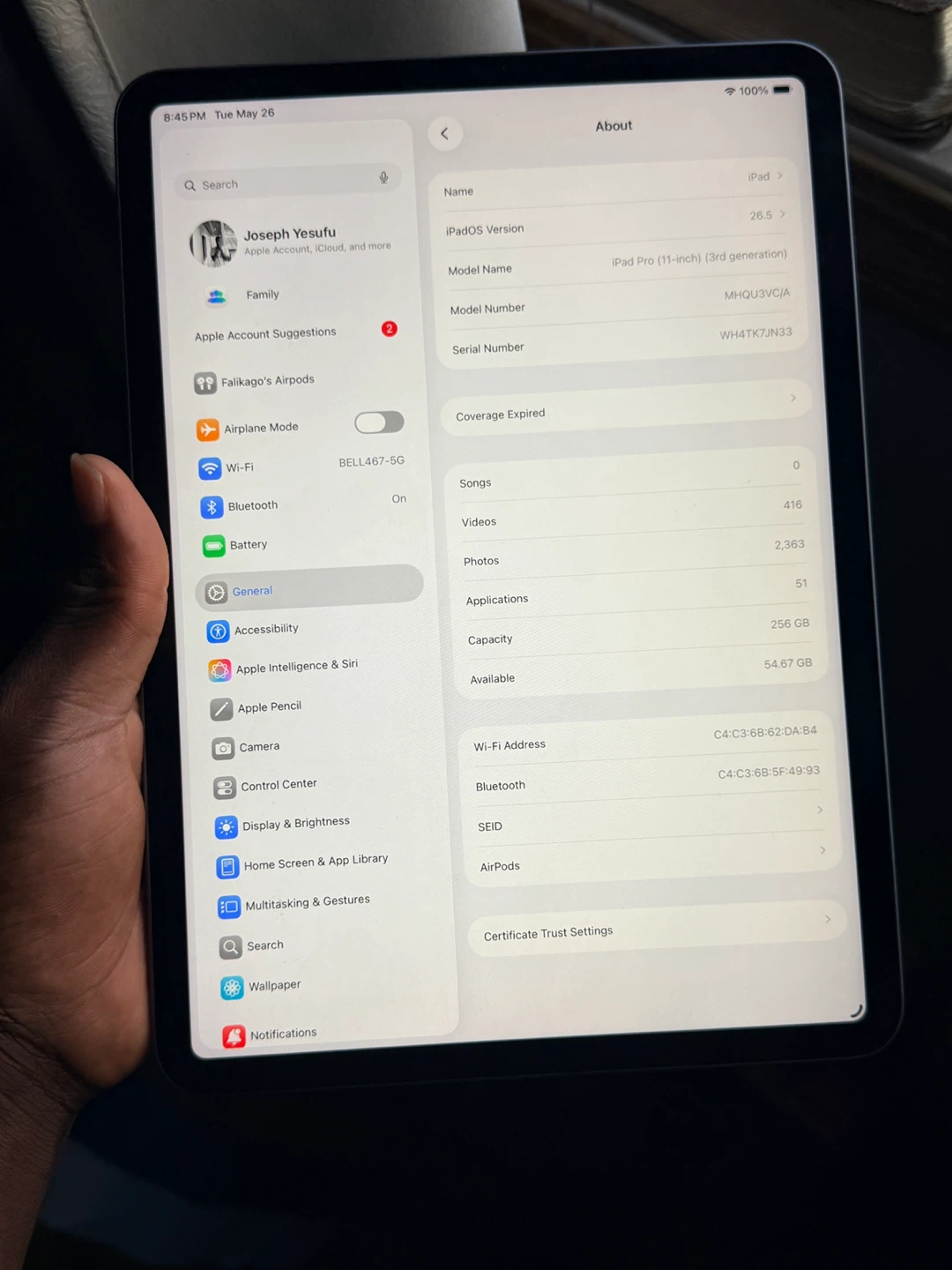 Apple iPad Pro (11-inch) 3rd Gen 256GB - photo 2