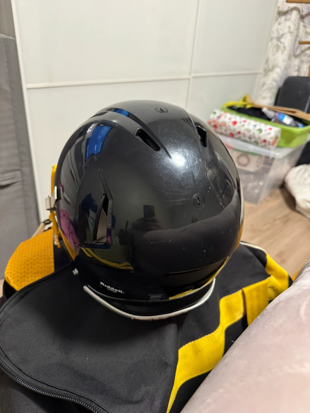 Riddell SpeedFootball Helmet - Black/Yellow - photo 3