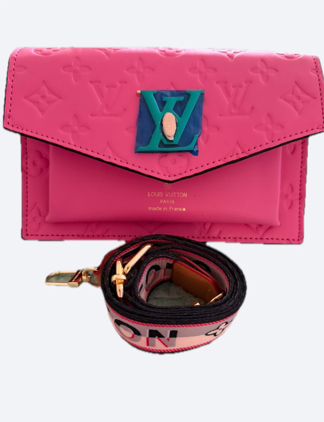 LV Bright pink  Mylockme  crossbody. Bag. - photo 2