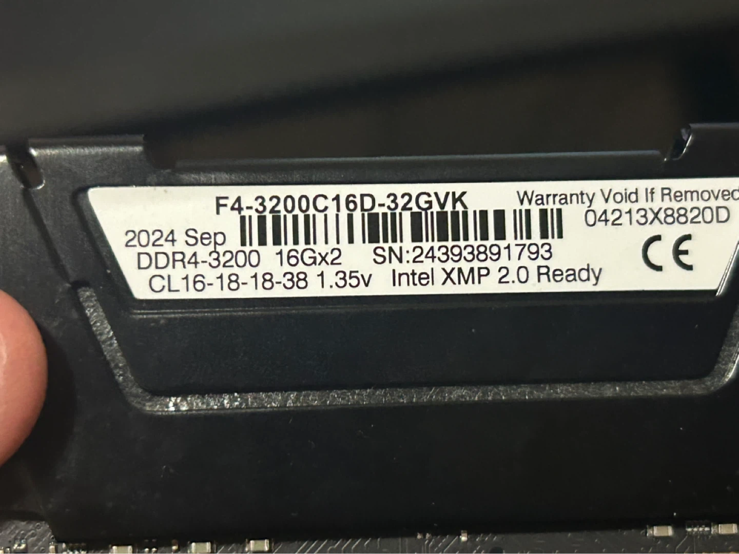 G.SKILL Ripjaws V DDR4 3200MHz CL16 16GBx2 RAM - photo 3