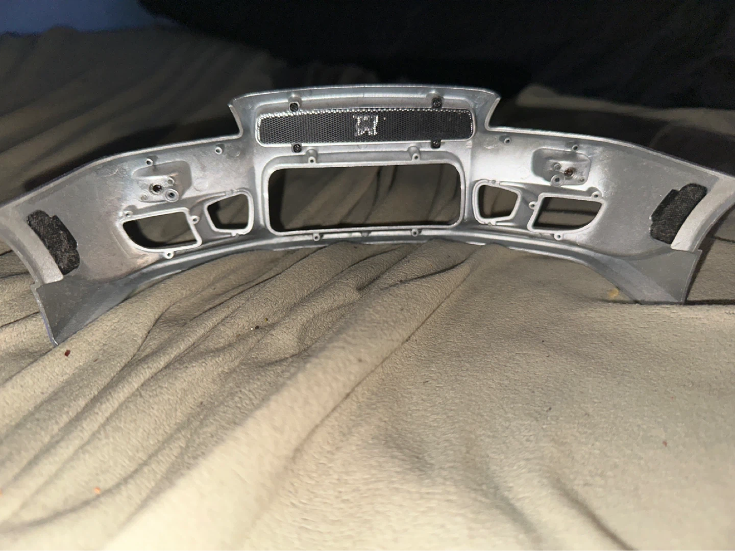 RC Car Front Bumper - Silver/Blue - photo 3