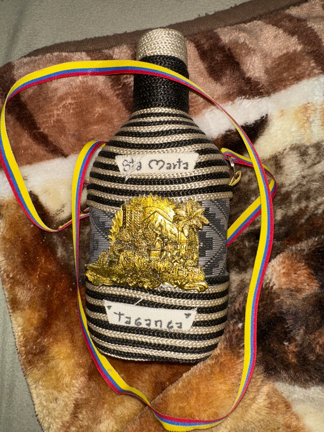 Santa Marta Taganga Woven Flask