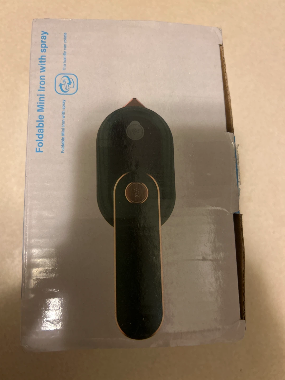 Foldable Mini Iron with Spray - photo 2
