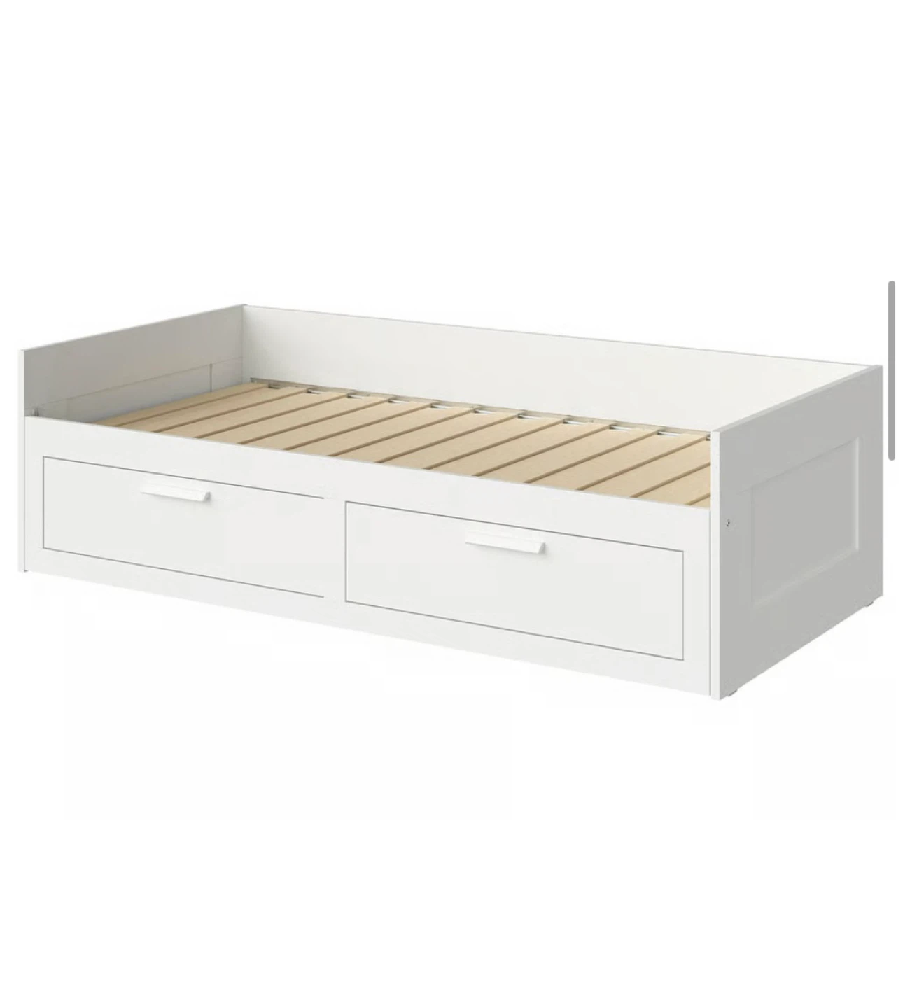 IKEA White Daybed with Two Drawers + Two Mattresses - photo 3