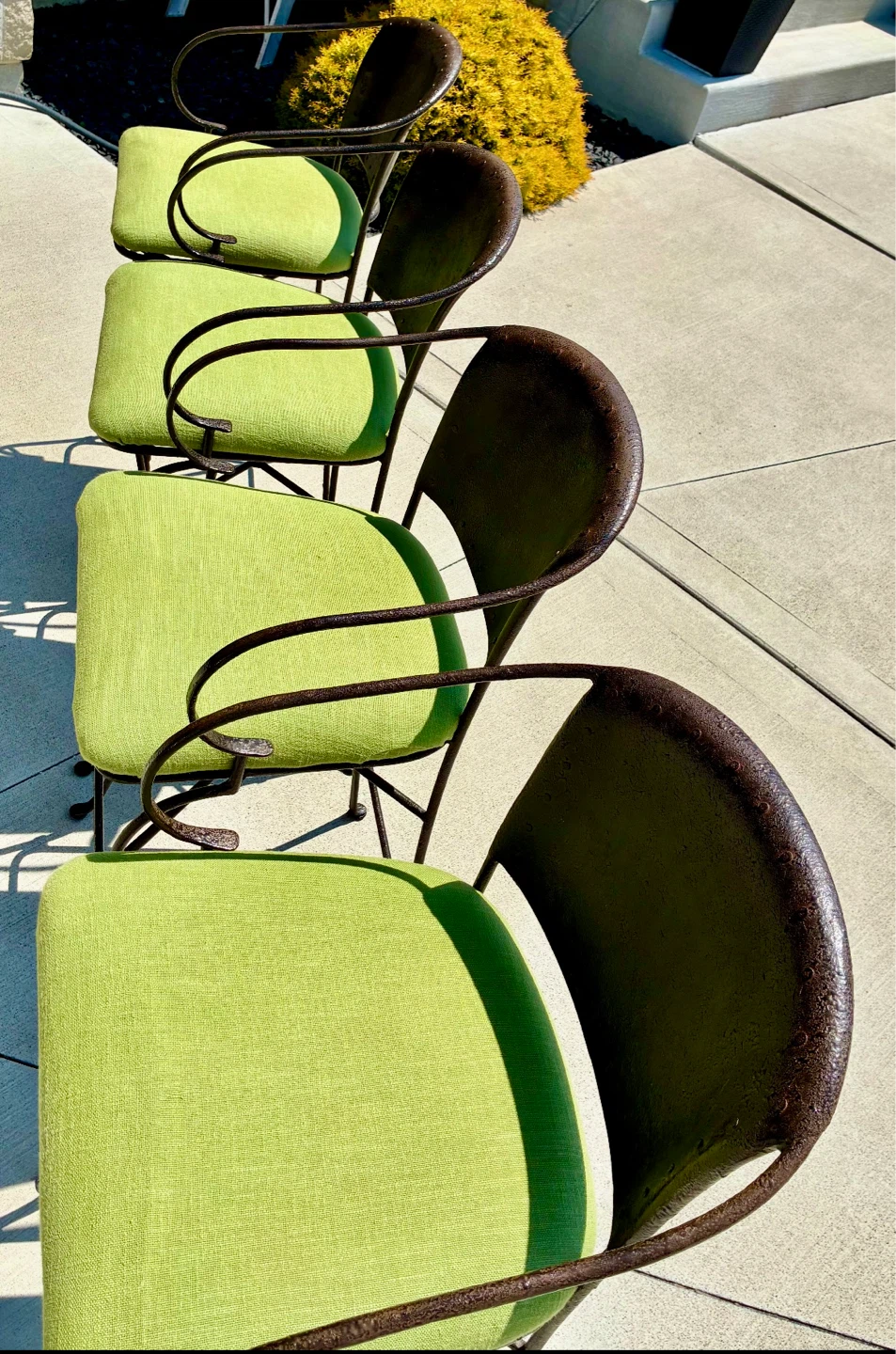 Wrought Iron Bar Stools - photo 2
