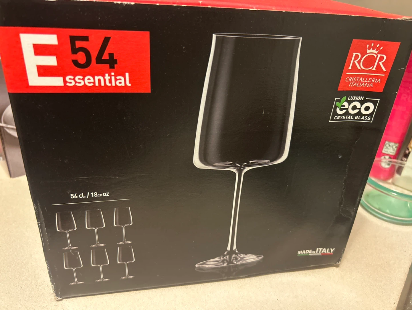 RCR Essential E54 Crystal Glass Set
