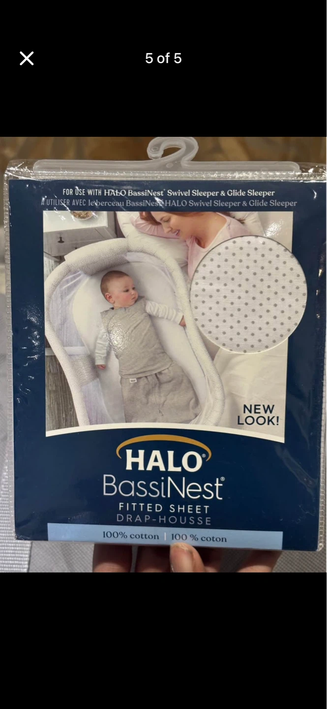 HALO Portable Baby Bassinet + Fitted Sheet - photo 5