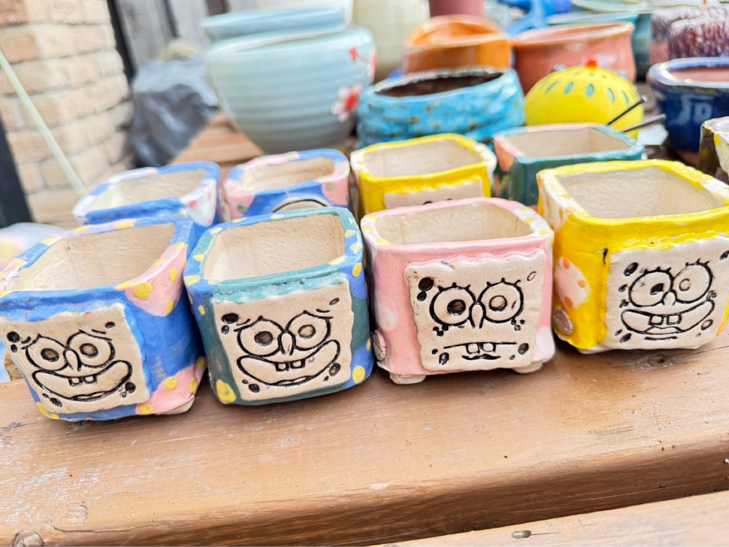 Spongebob Ceramic Planters set - photo 4