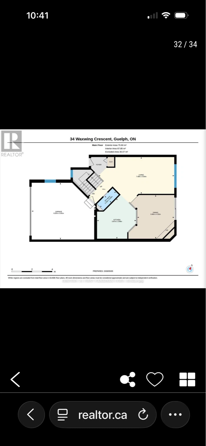 34 Waxwing Crescent Guelph ON Floor Plan - photo 2