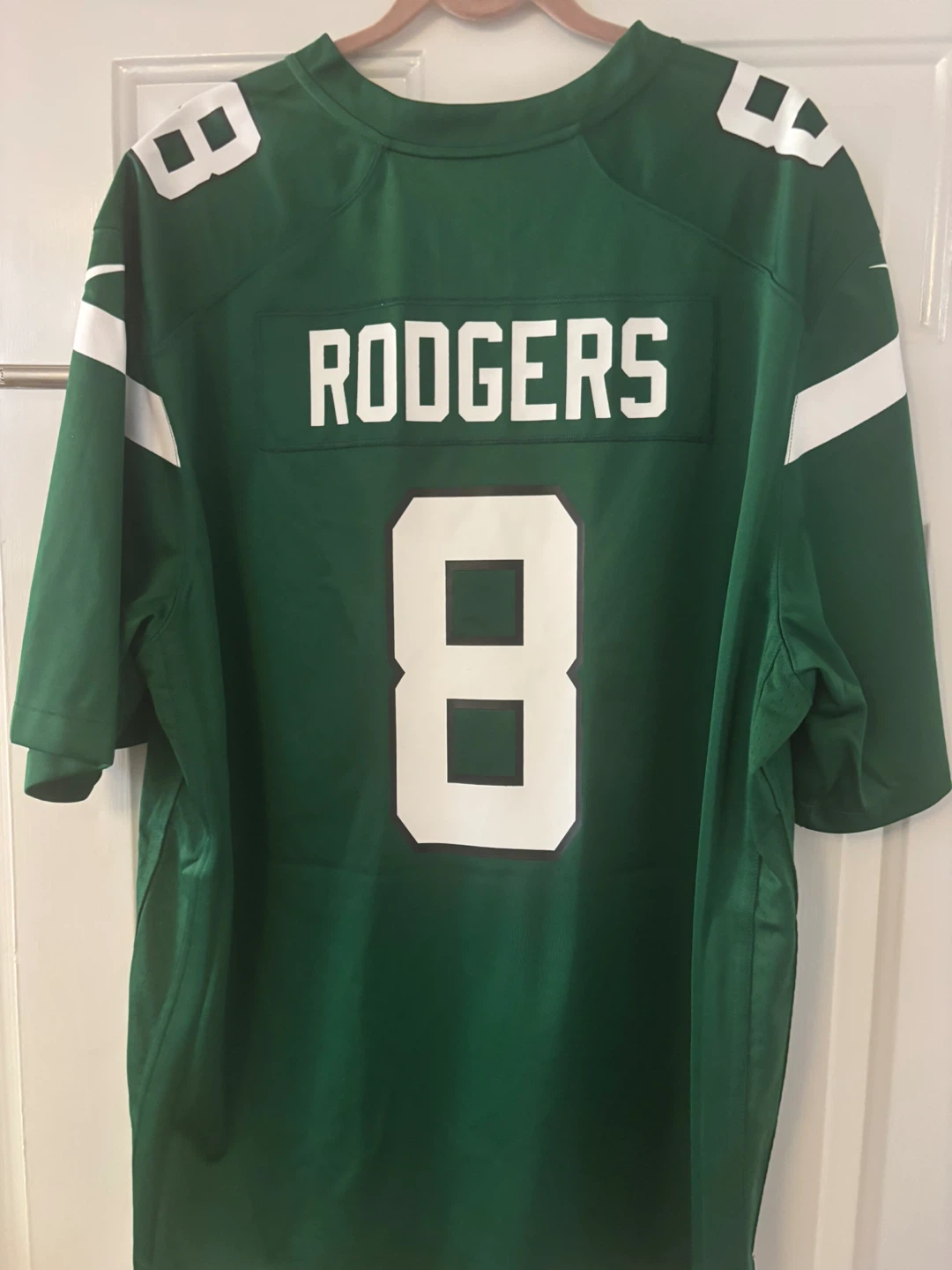 Nike New York Jets Aaron Rodgers #8 NFL Jersey XXL - photo 2