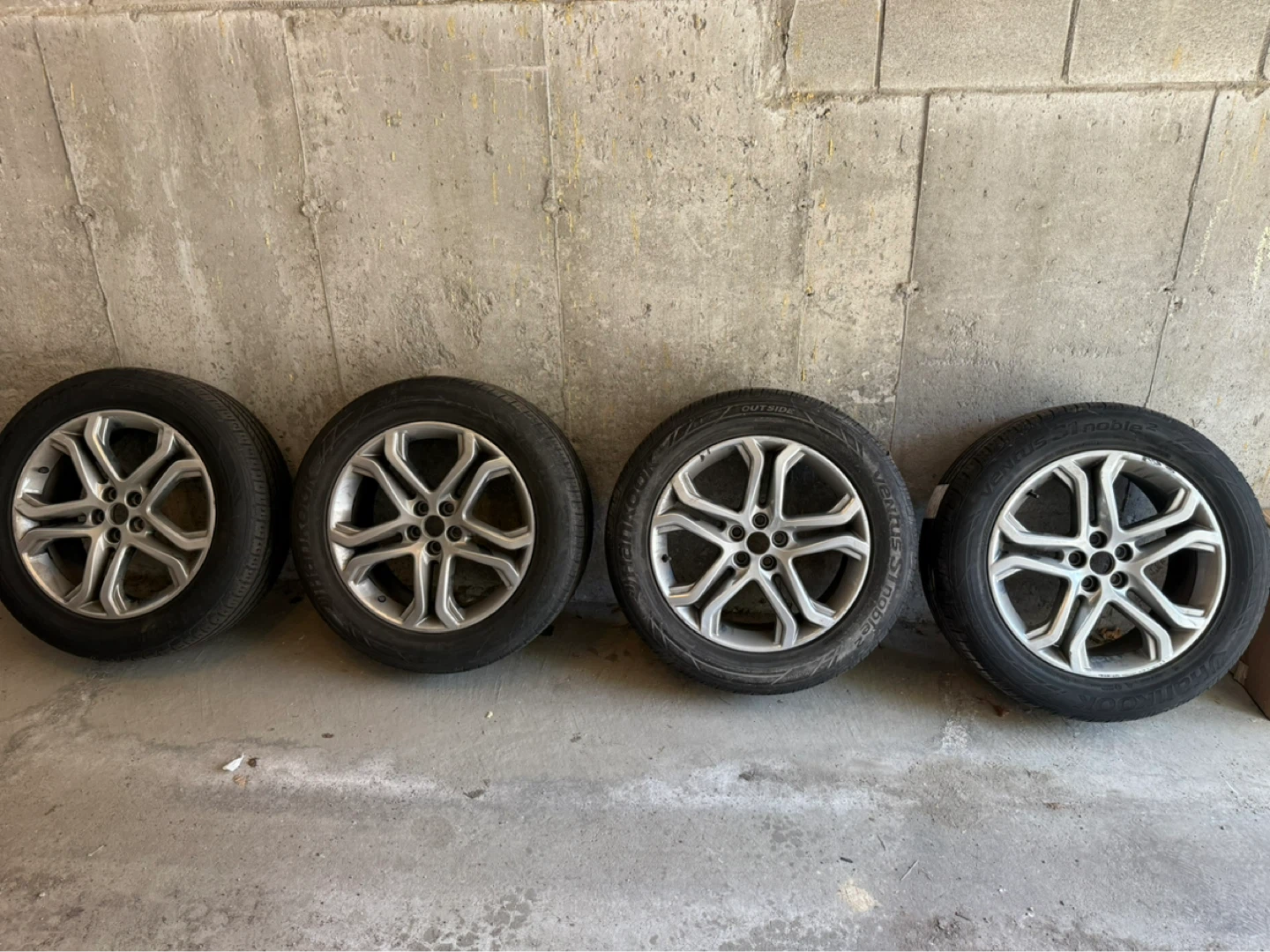 Set of 4 Hankook Tires with 19” Rims - photo 2