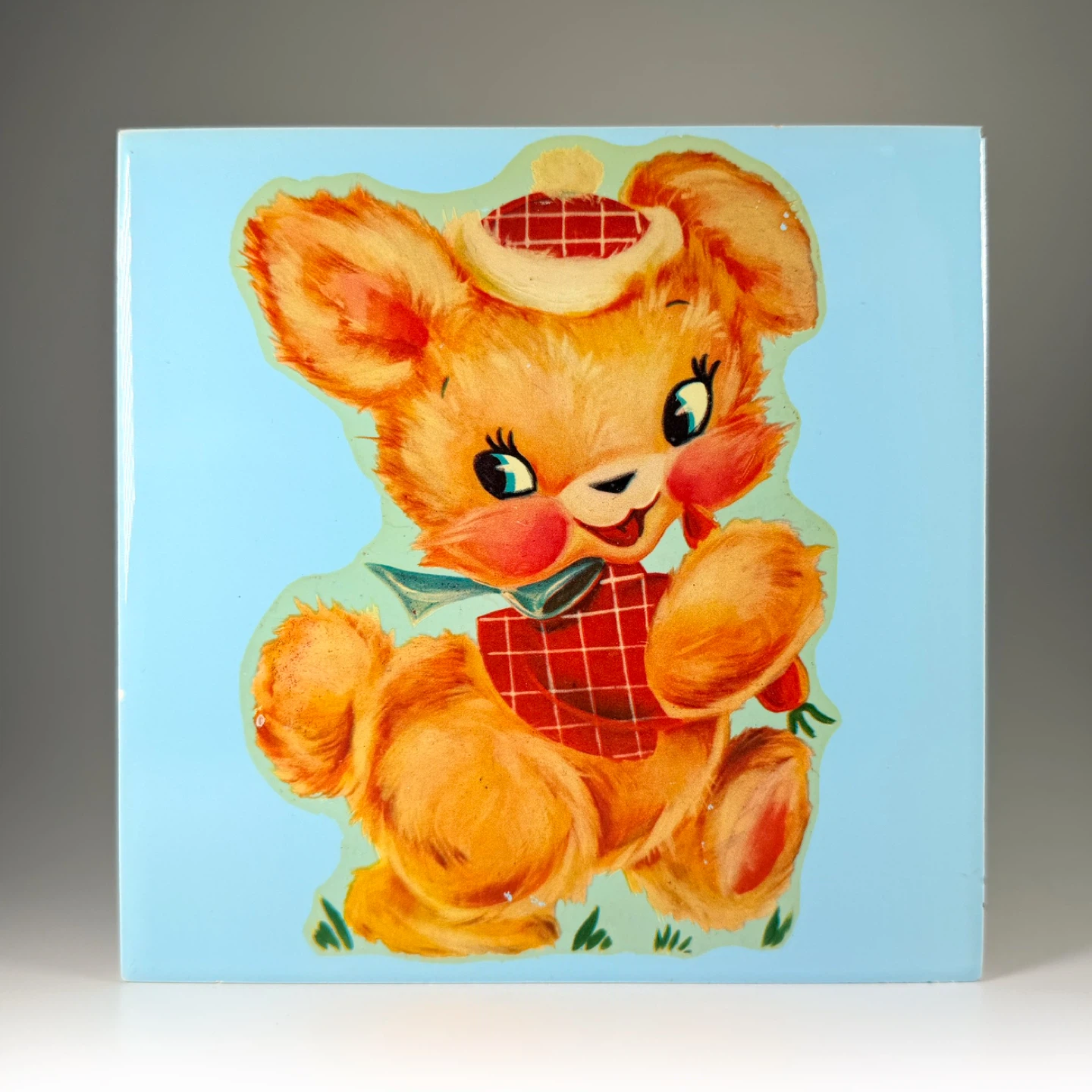 Vintage Cute Rabbit Ceramic Tile
