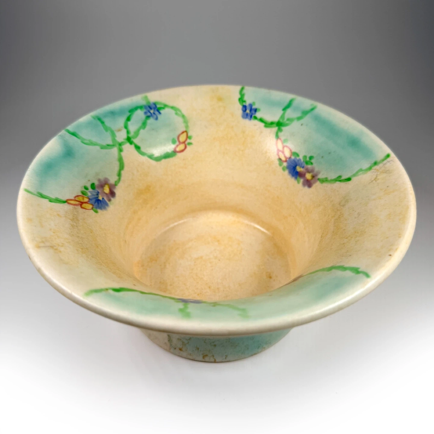 Vintage ~1940s E Radford Art Deco Bowl