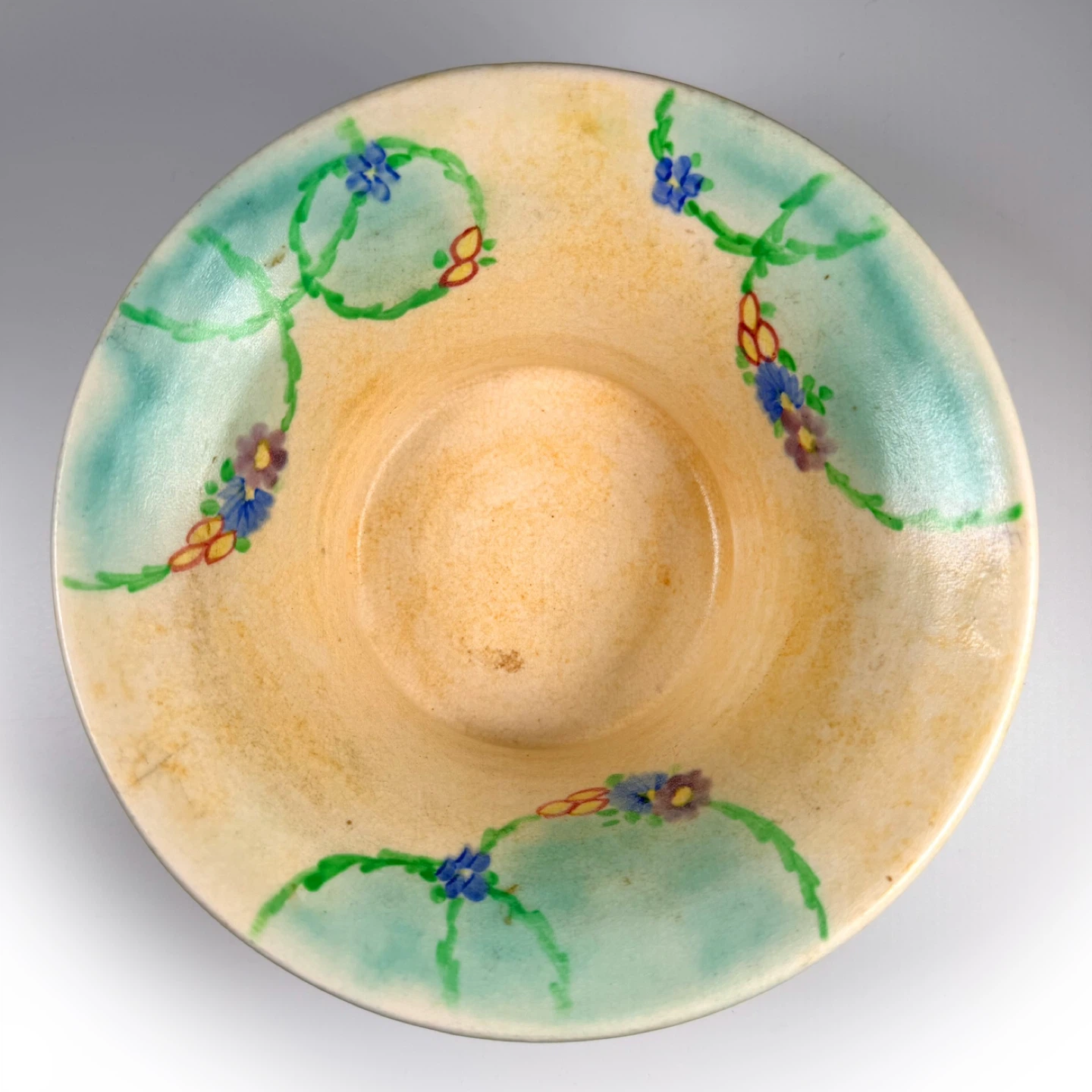 Vintage ~1940s E Radford Art Deco Bowl - photo 2