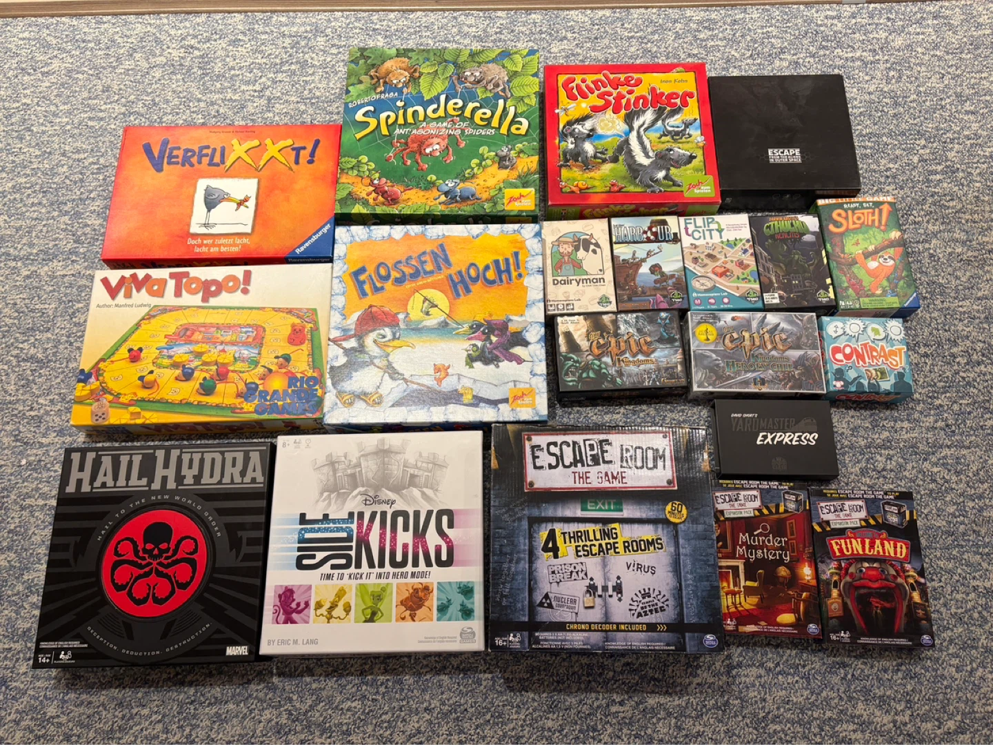 Lot of Board Games - kids and families