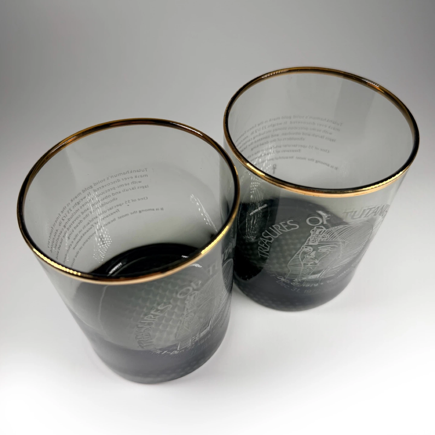 Pair of Vintage 1979 Treasures of Tutankhamun Glasses - photo 4