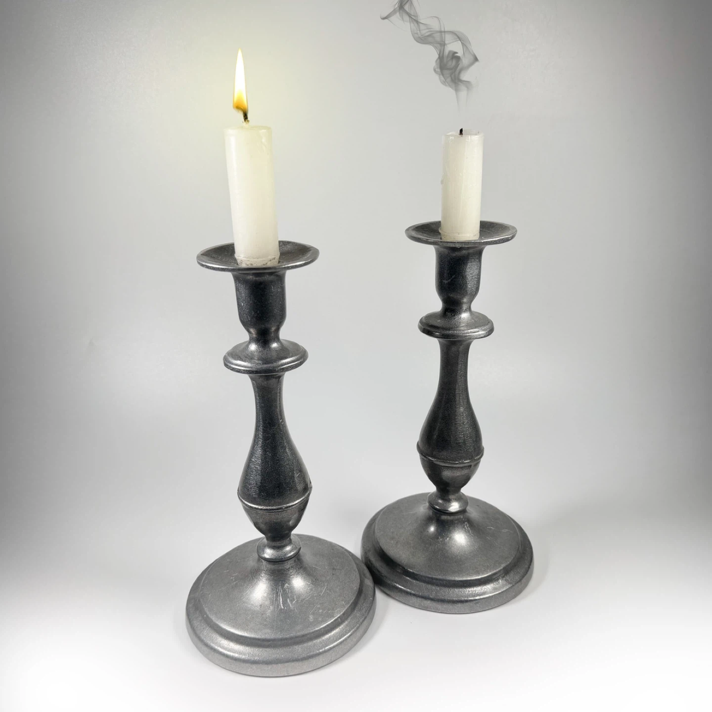 Pair of Vintage Wilton Columbia Candlesticks
