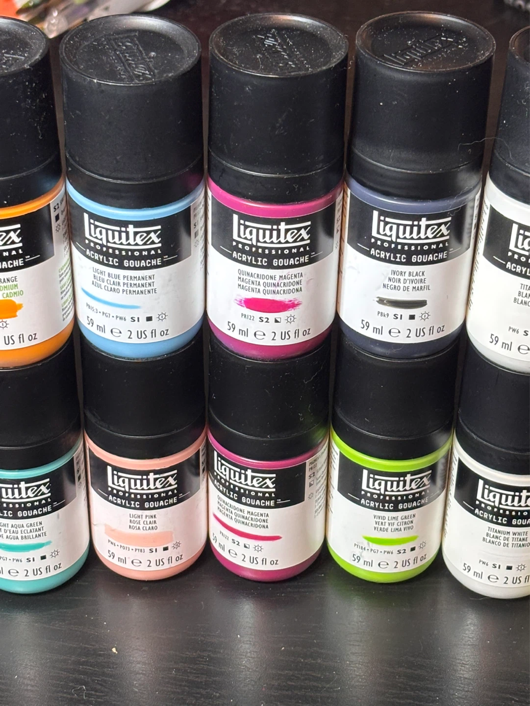 Liquitex Professional Acrylic 16 colour Gouache Set - photo 3