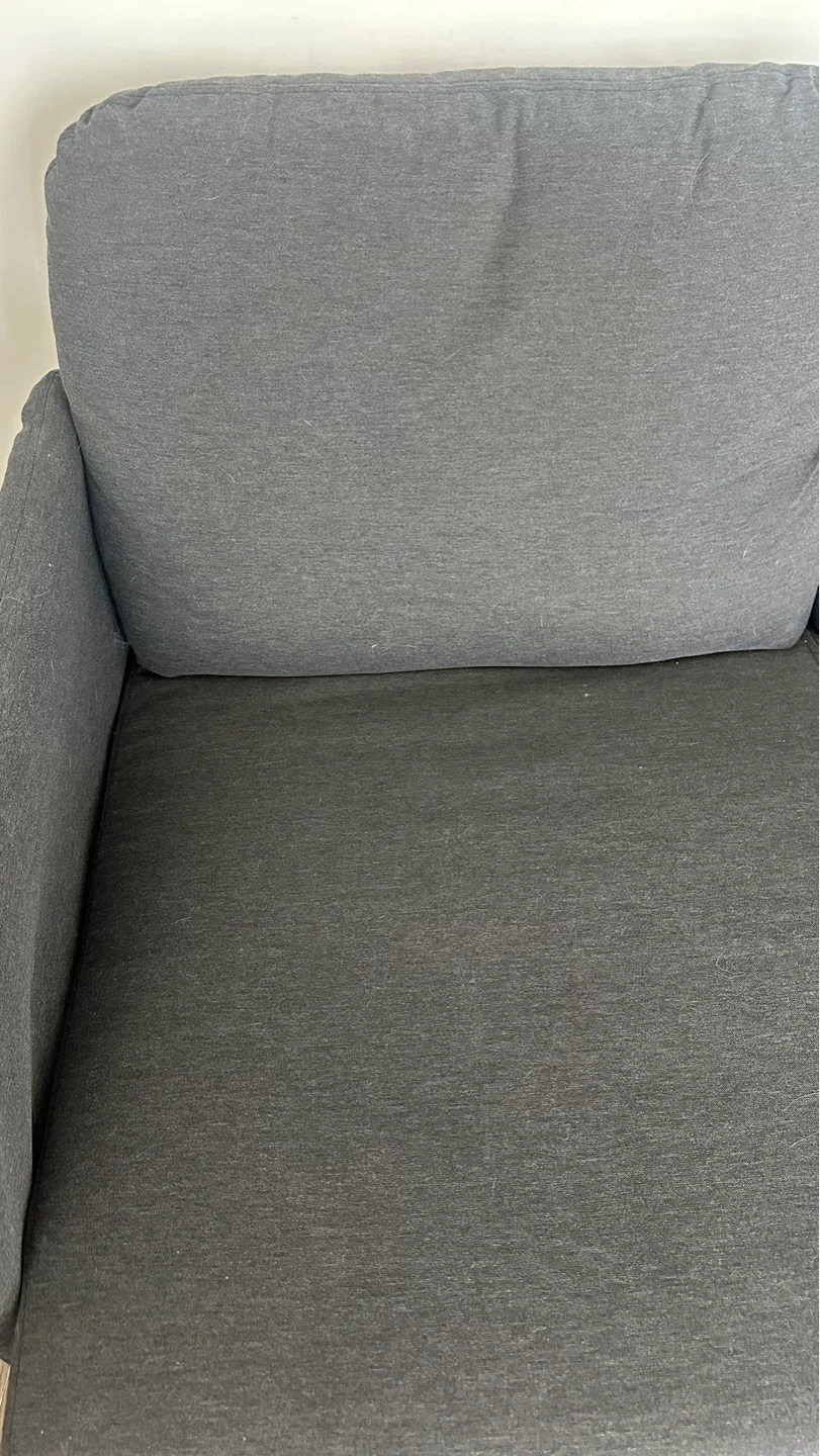 IKEA GLÖSTAD Loveseat - Knisa Dark Gray - photo 4