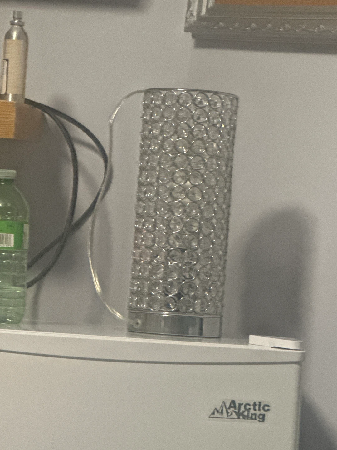 Sparkly Cylinder Table Lamp