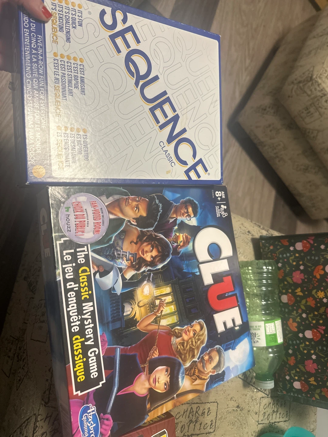 Sequence Classic Board Game and clue
