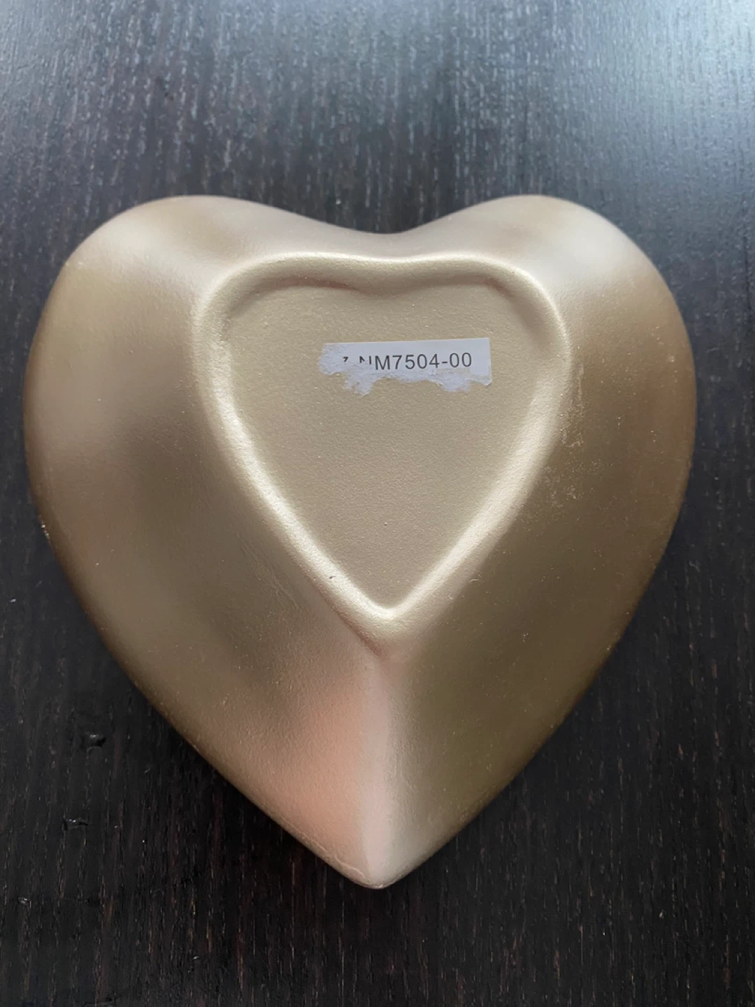 Gold Heart Shaped Trinket Dish - photo 2