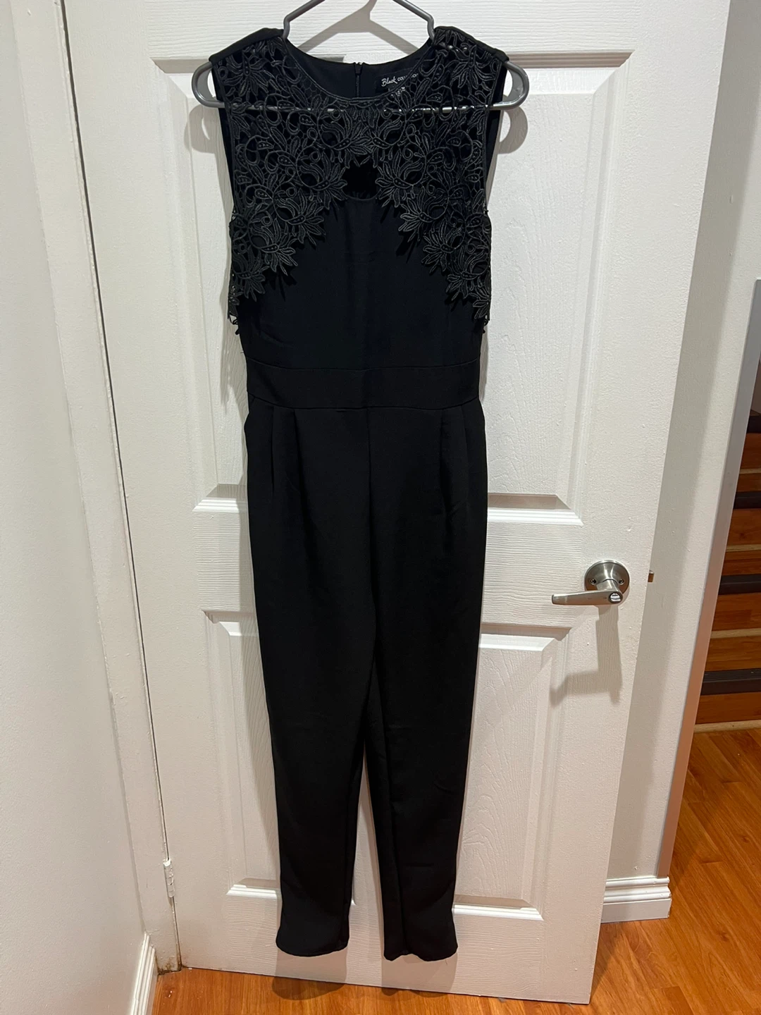Women’s black jumpsuit