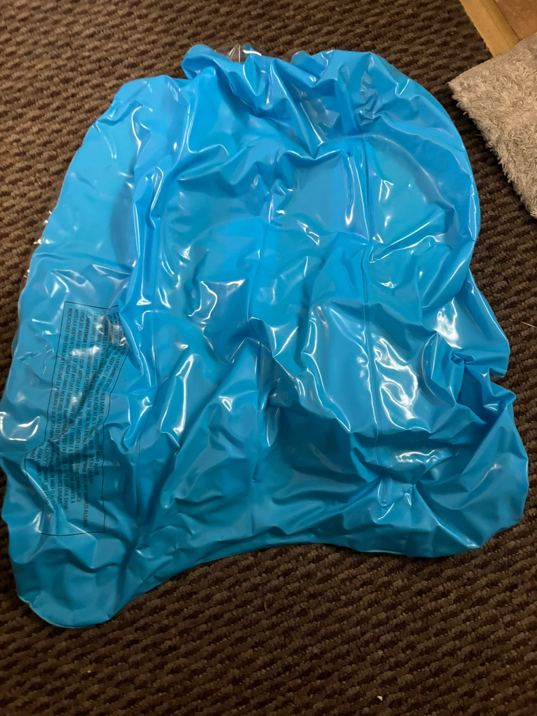 Blue Inflatable Swim Float with Handles - photo 2