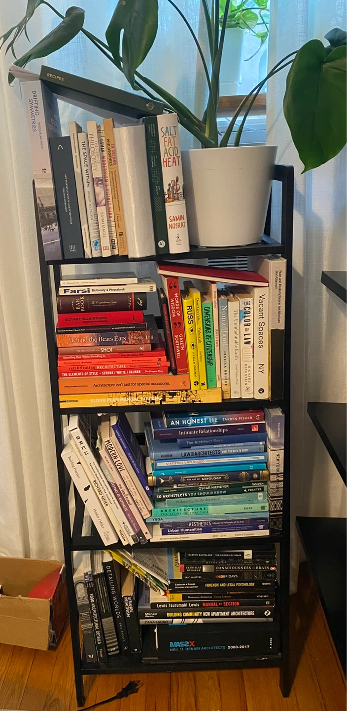 Black Bamboo Bookshelf - photo 2