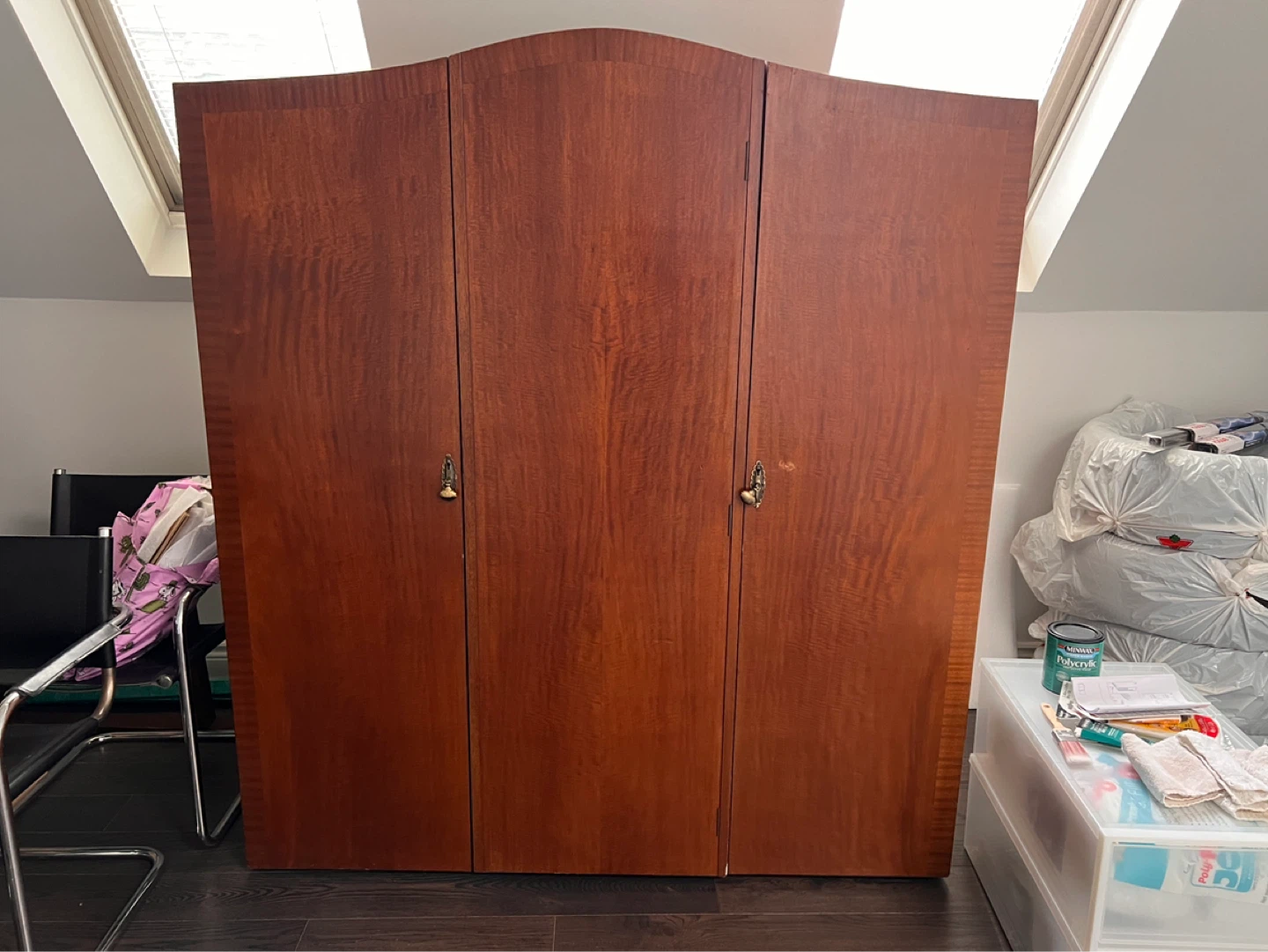 FREE Large Wood Vintage Armoire