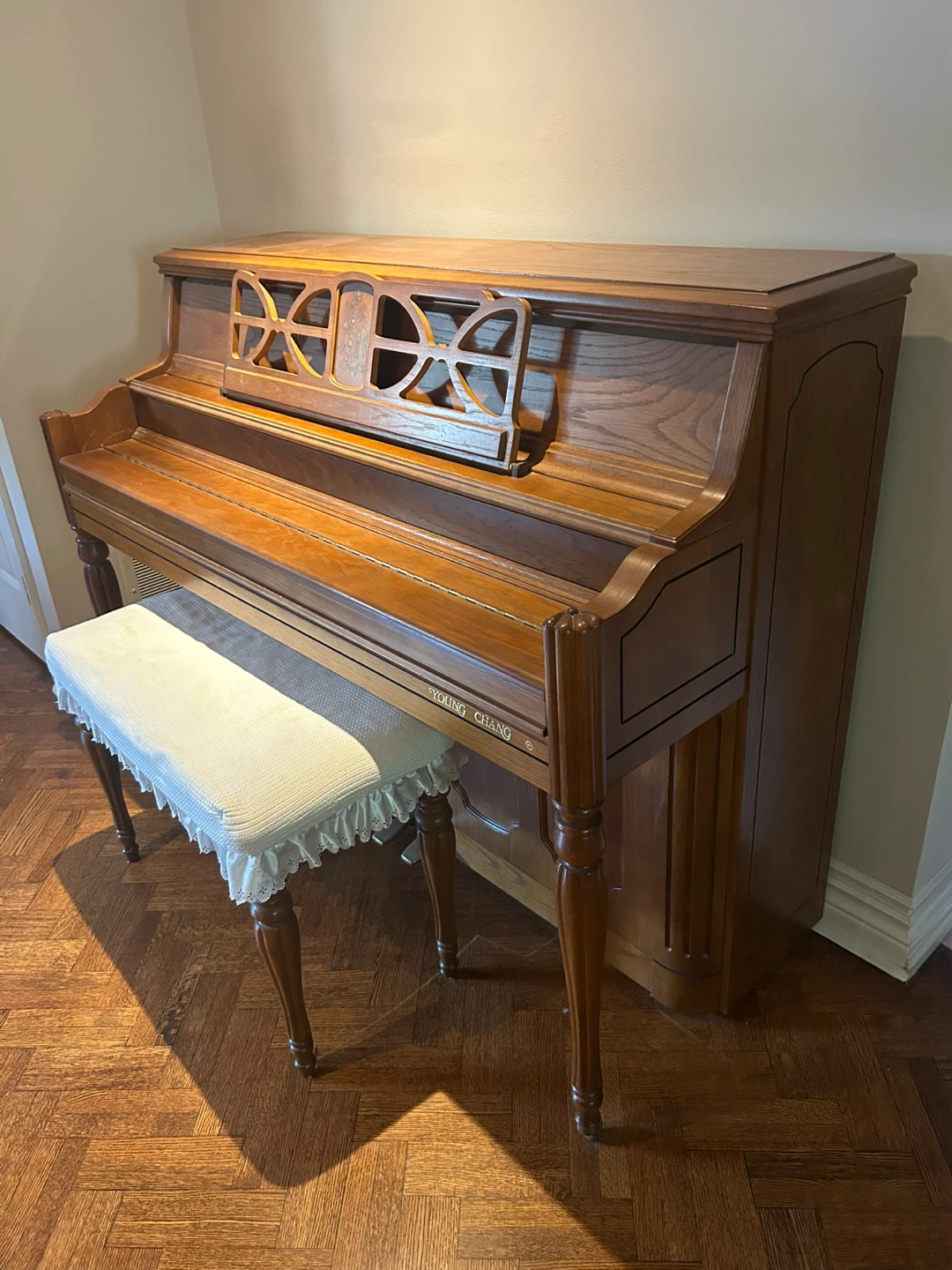 Young Chang Upright Piano with Bench - photo 2