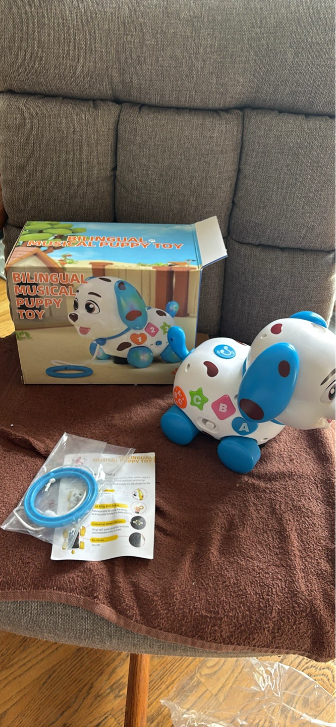 Bilingual Musical Puppy Toy