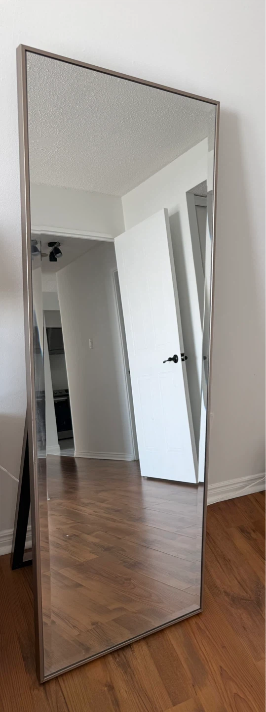 🪞 Full-Length Floor Mirror – Sleek Silver