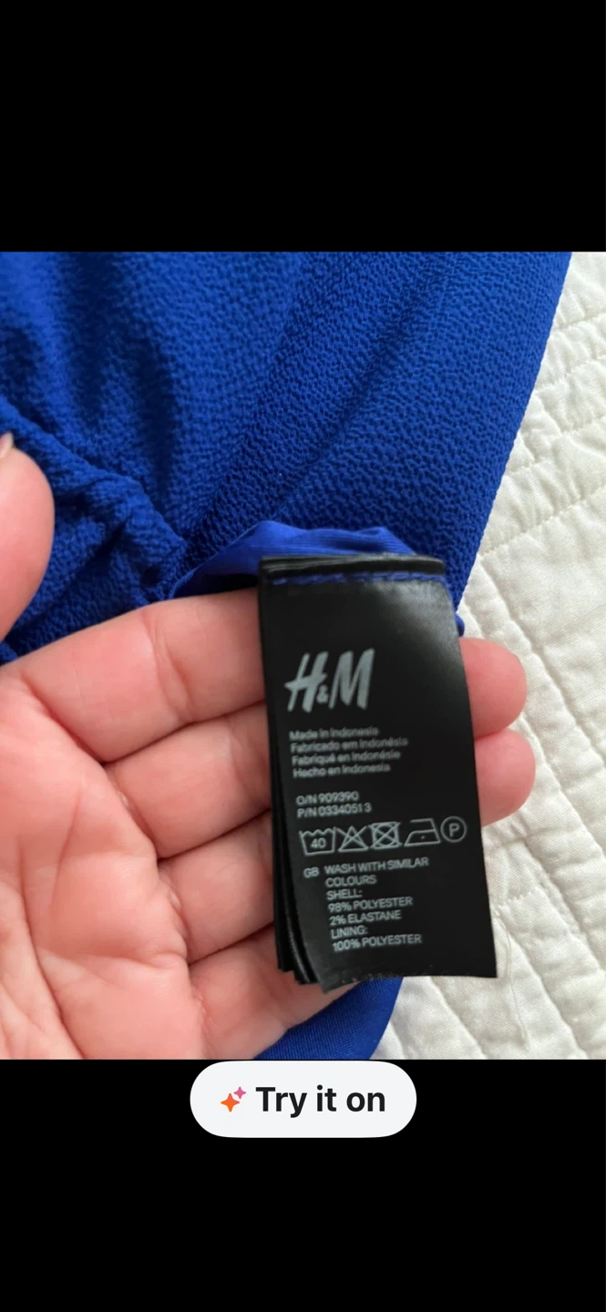 H&M Blue Dress - Size 14 - photo 3