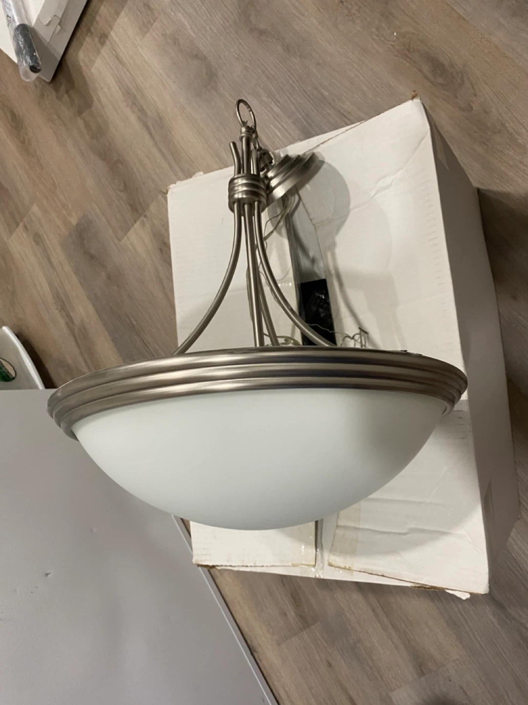 Satin Nickel Pendant Light Fixture