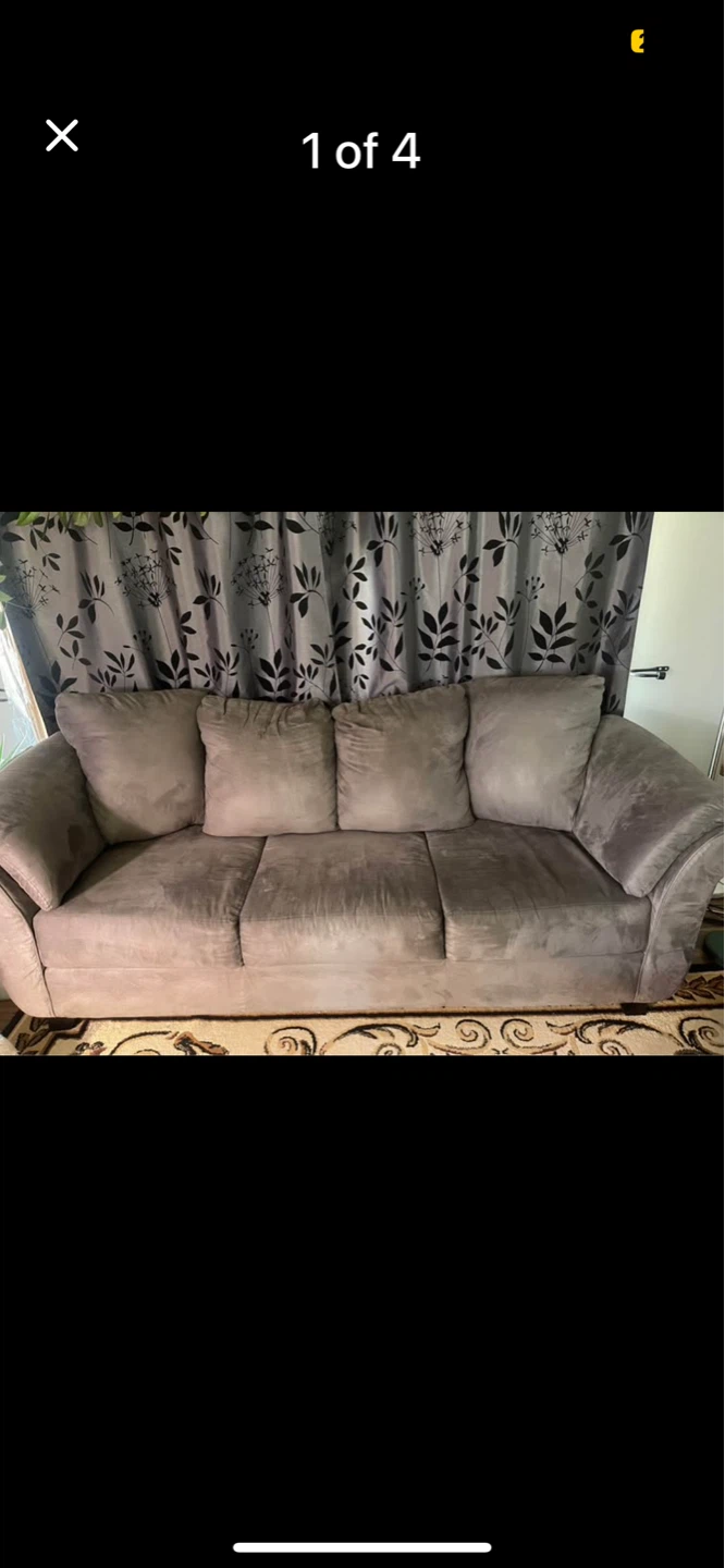 Grey Fabric Sofa - photo 4