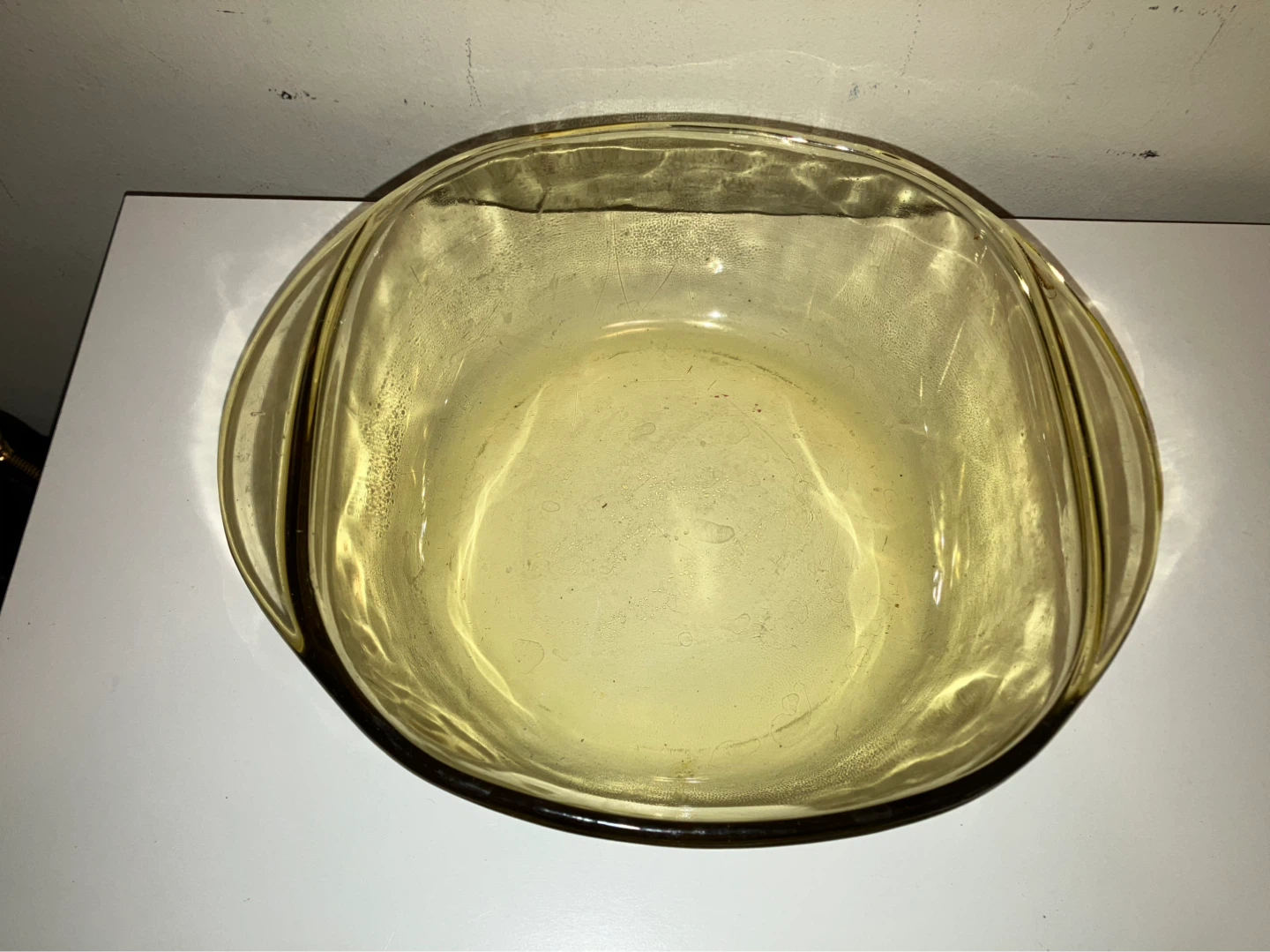 Amber Glass Mixing Bowl - photo 2