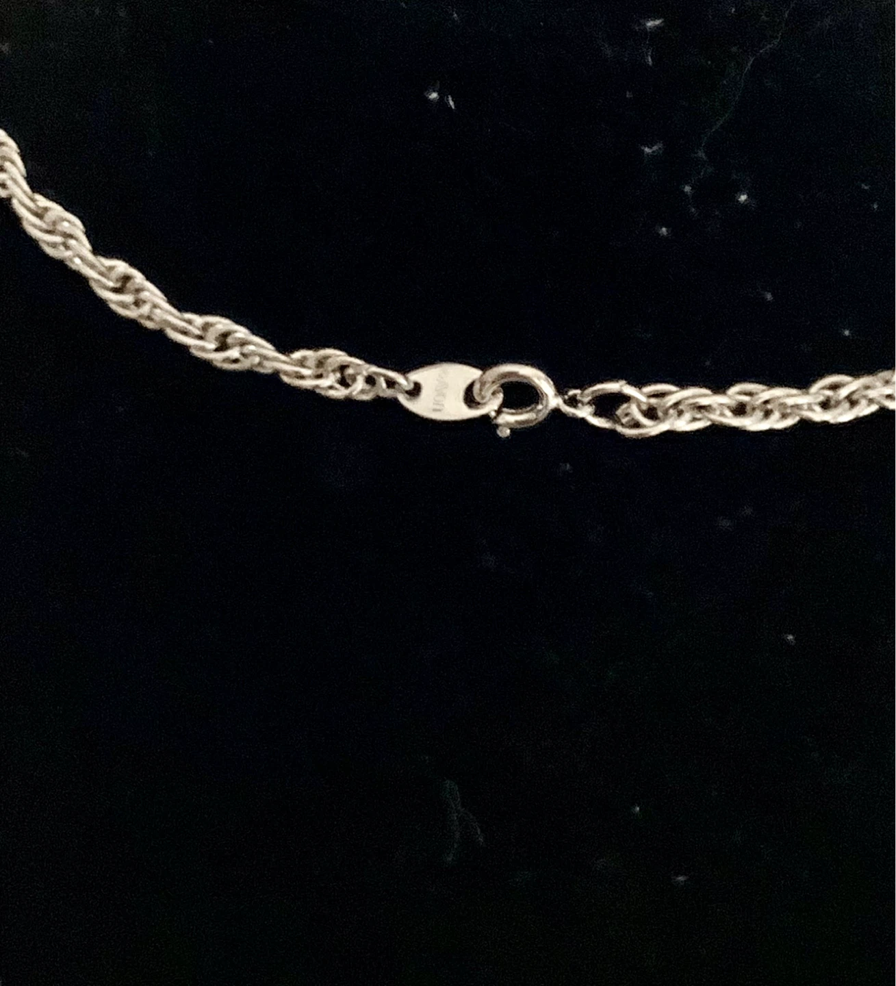 Avon Silver Tone Necklace with Turquoise and Coral Pendant - photo 4