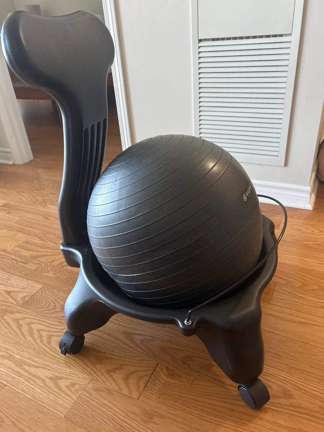 Black Gaiam Balance Ball Chair - photo 2