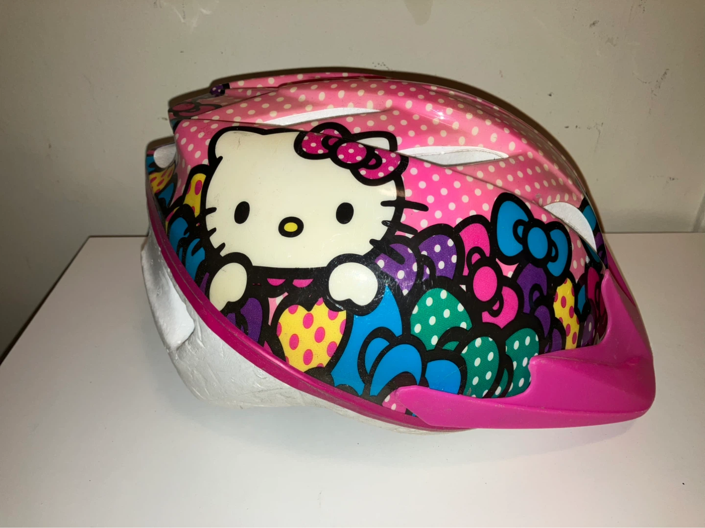 Kids Hello Kitty Bike Helmet