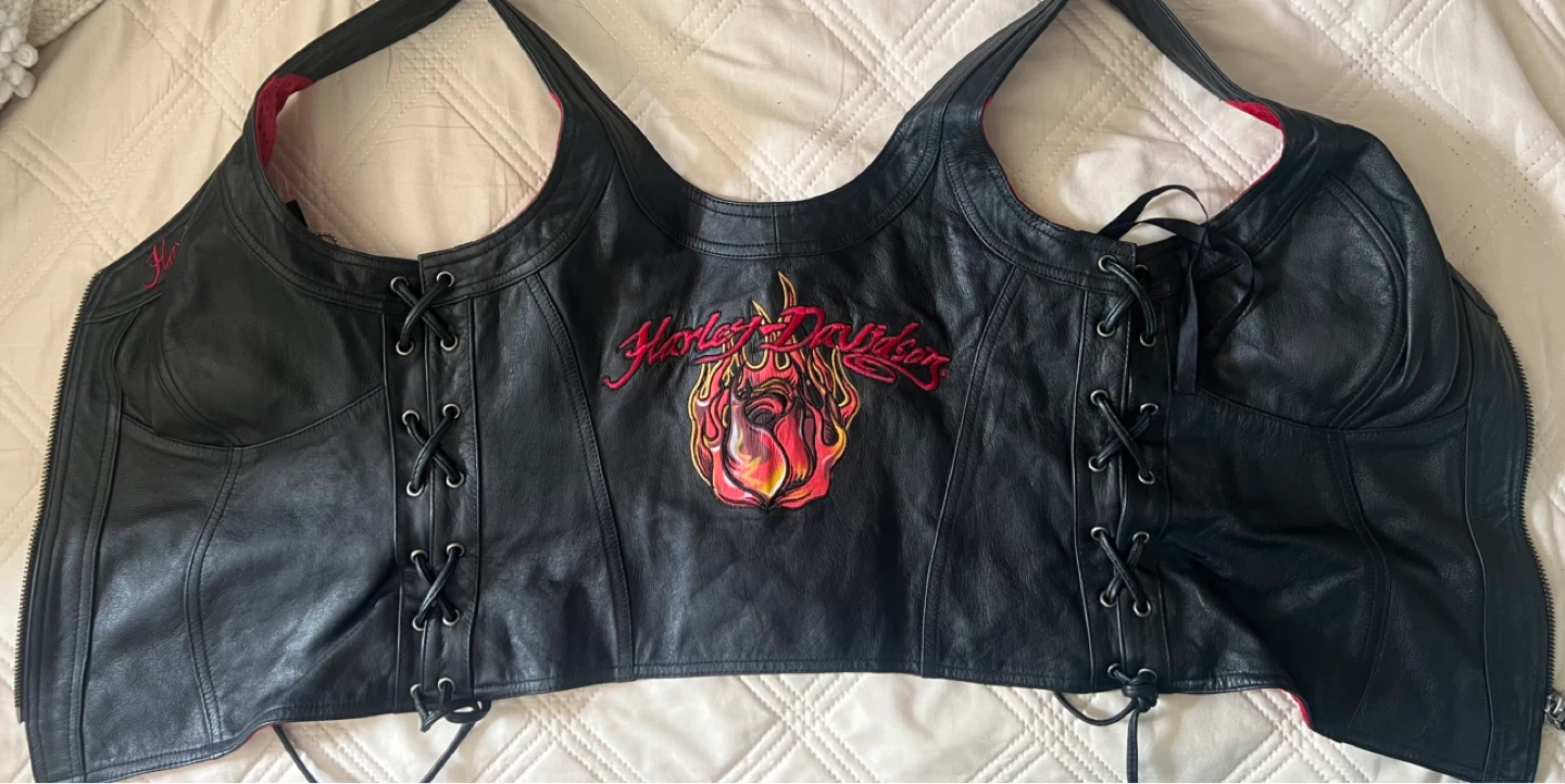 Harley-Davidson Women's Leather Corset Top - photo 3