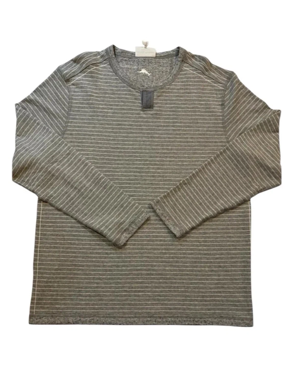 Tommy Bahama Shirt Mens Large Gray With Stripes Reversible - photo 3